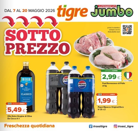 Volantino Tigre