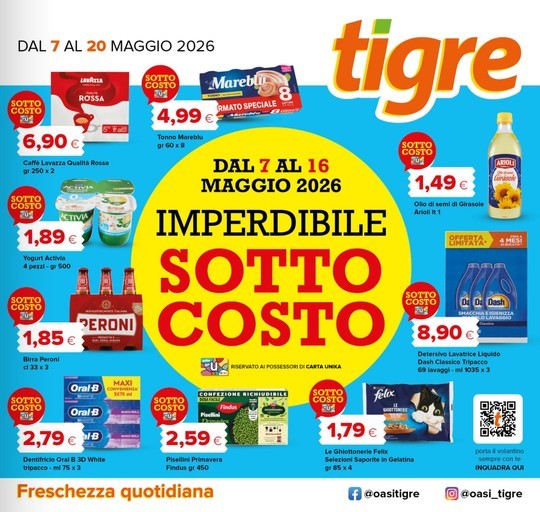 Volantino Tigre