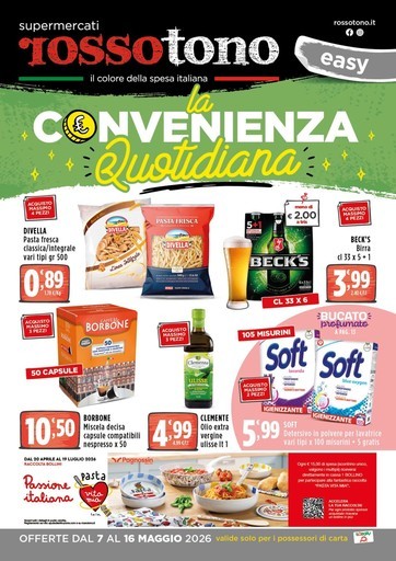 Volantino Supermercati Rossotono Easy