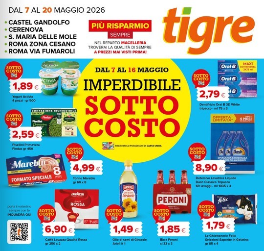 Volantino Tigre