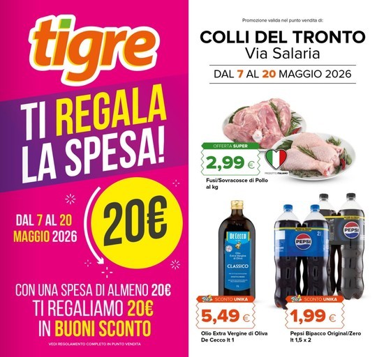 Volantino Tigre