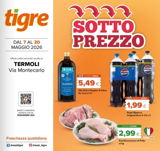 Volantino Tigre