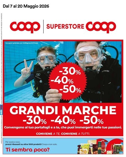 Volantino Coop Alleanza Superstore