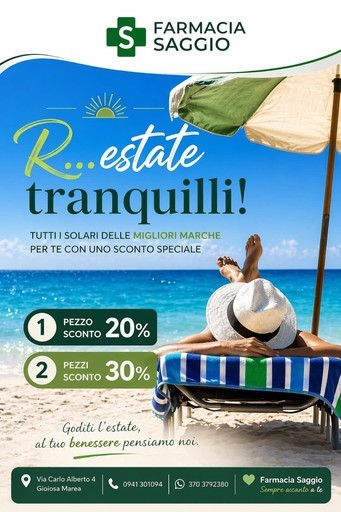 Farmacia Saggio - R...estate tranquilli!