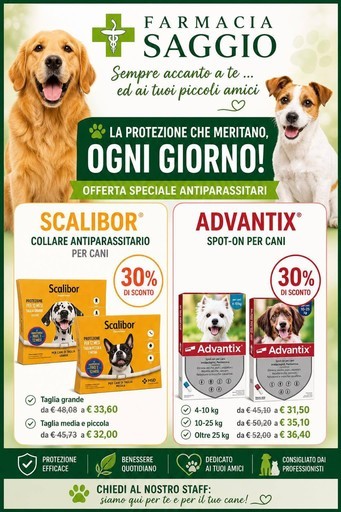 Farmacia Saggio - Offerta speciale antiparassitari