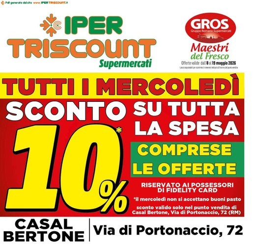 Ipertriscount - Sconto su tutta 10%