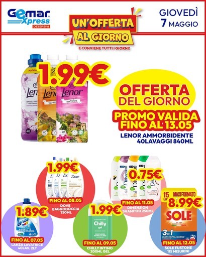 Volantino Gemar Detersivi