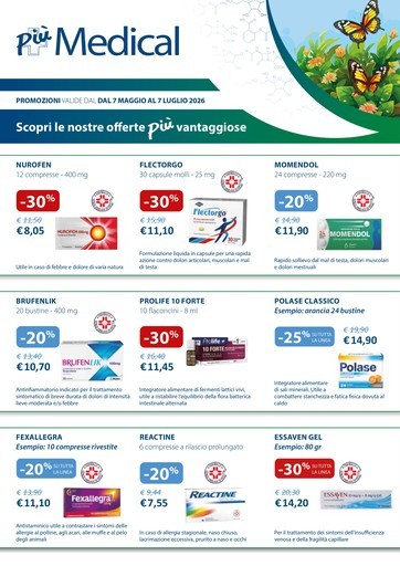 Volantino Più Medical Parafarmacia