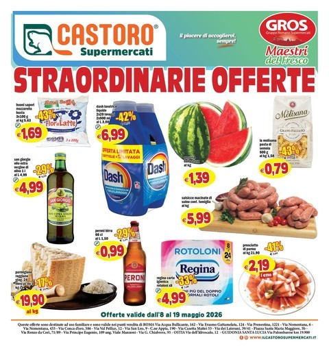 Volantino Il Castoro Supermercati