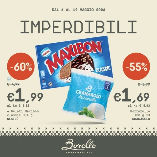Borello Supermercati - Imperdibili