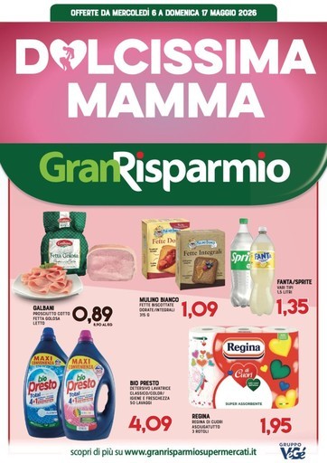 Volantino Supermercati Gran Risparmio