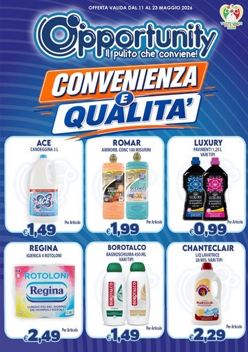 Volantino Opportunity Shop