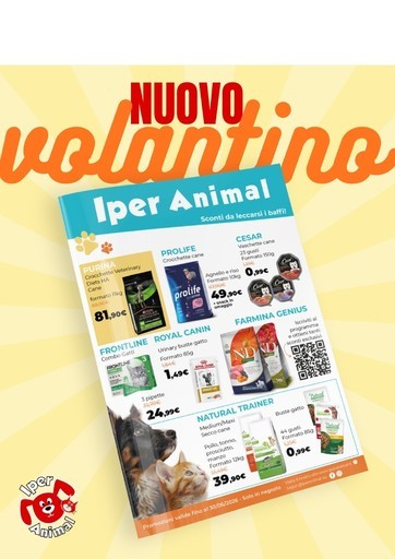 Volantino Iper Animal