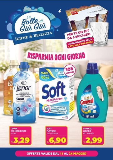 Volantino Le Bolle di Giù Giù