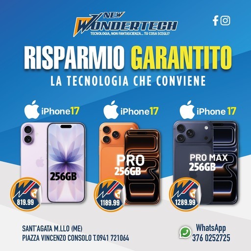 Volantino New Wondertech