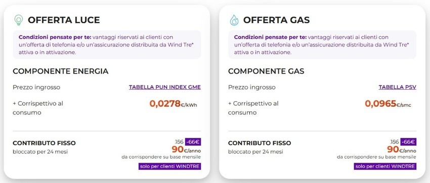 Volantino Wind tre
