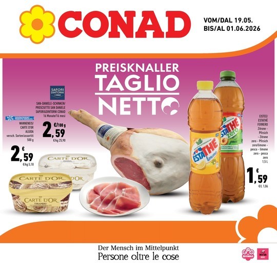 Conad - Taglio netto