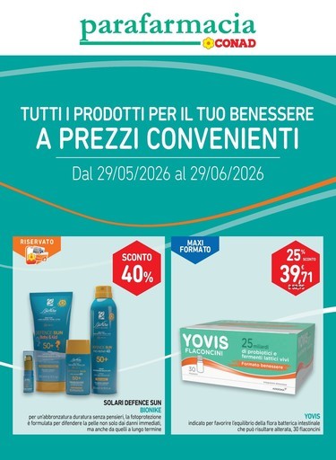 Volantino Parafarmacia Conad