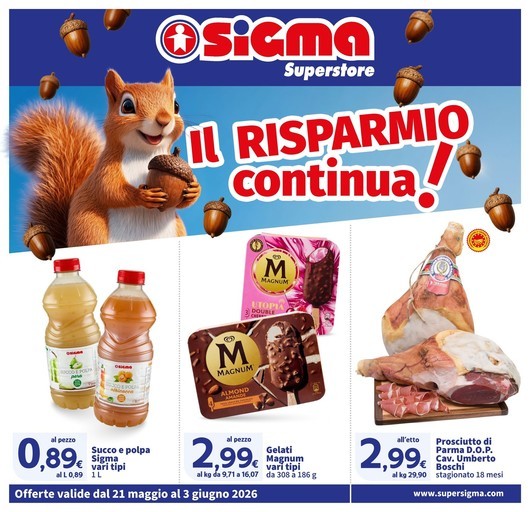 Sigma - Il risparmio continua! , Superstore