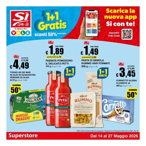 Volantino Si con te superstore