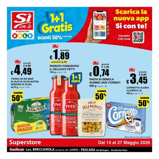 Volantino Si con te superstore