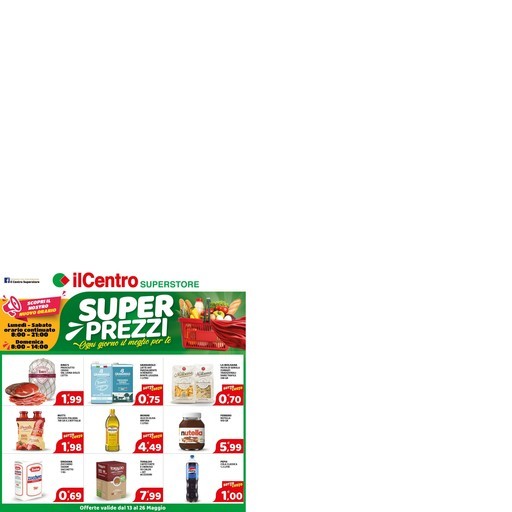 Volantino Il Centro Superstore