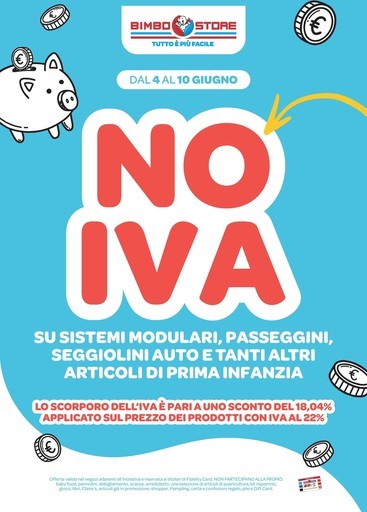 Volantino BimboStore