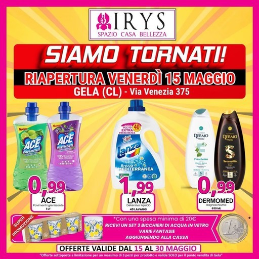 Volantino Irys