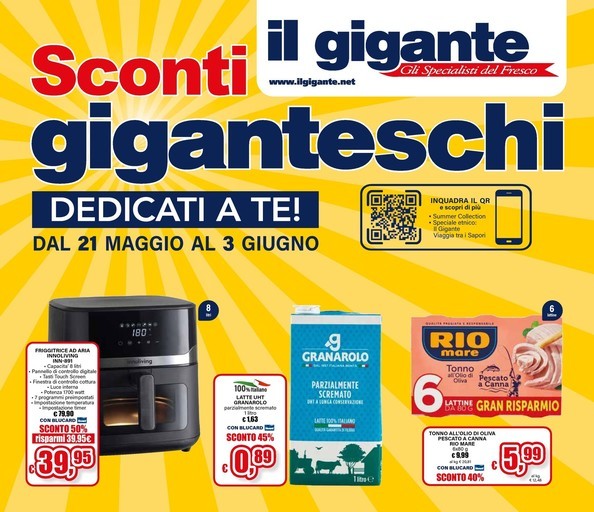 Volantino Il gigante