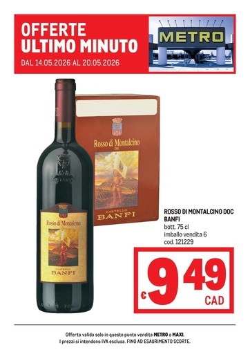 Metro - Offerte ultimo minuto