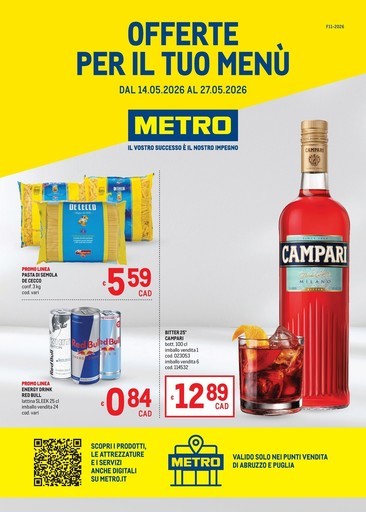 Metro - Offerte per il tuo Menù - AREA 5