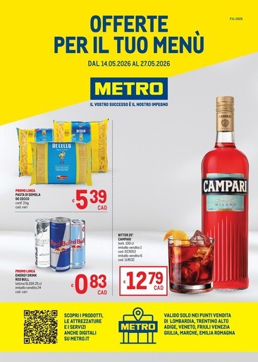 Metro - Offerte per il tuo Menù - AREA 1
