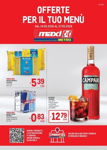 Metro - Offerte per il tuo Menù - MAXI