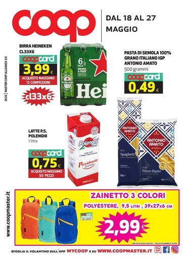 Coop - dal 18 AL 27 MAGGIO