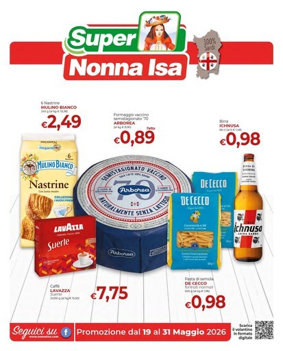 Volantino Supermercati Nonna Isa