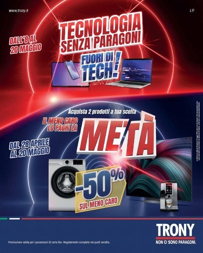 Volantino Trony
