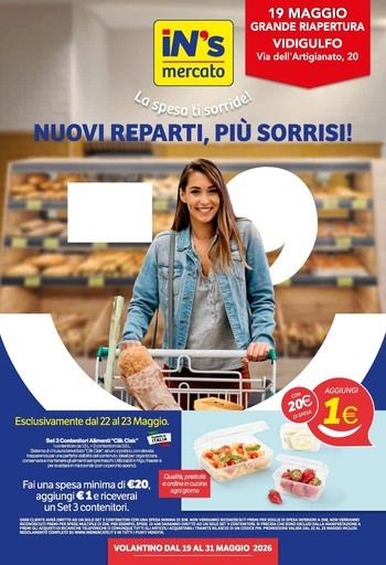 In's mercato - Nuovi reparti, piu sorrisi!