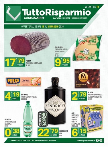 Volantino Tutto Risparmio Cash&Carry
