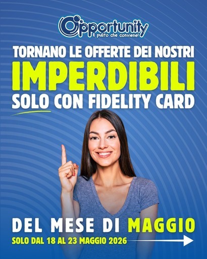 Volantino Opportunity Shop