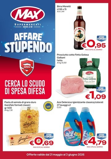 Volantino Max Supermercati