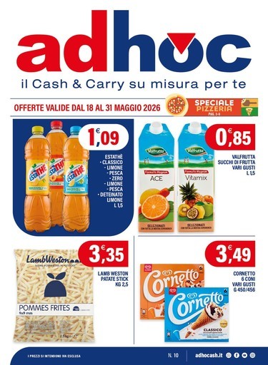 Adhoc - OFFERTE VALIDE DAL 18 AL 31 MAGGIO 2026