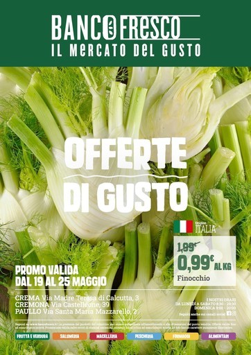 Volantino Banco Fresco
