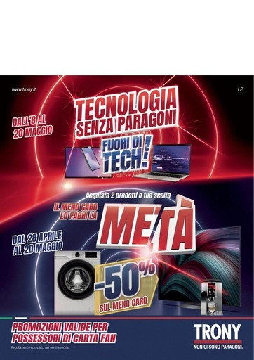 Volantino Trony