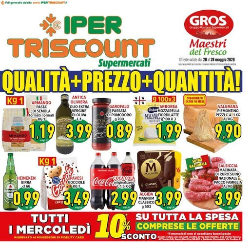 Volantino Ipertriscount