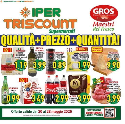 Volantino Ipertriscount
