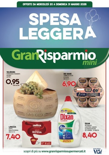 Volantino Supermercati Gran Risparmio