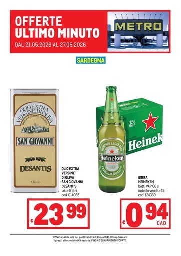 Metro - Offerte Ultimo Minuto - AREA 4