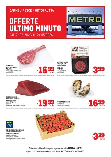 Volantino Metro