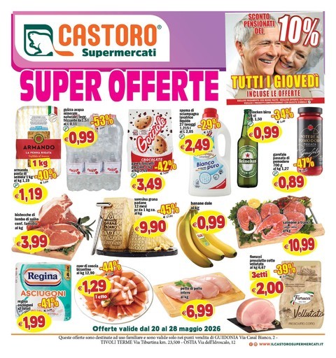 Volantino Il Castoro Supermercati