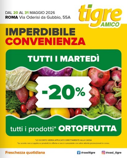 Volantino Tigre Amico